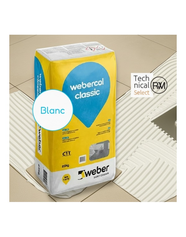Weberev Hidro blanc – 25 kg