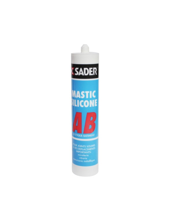 Mastic Silicone Ab Gris 310 Ml