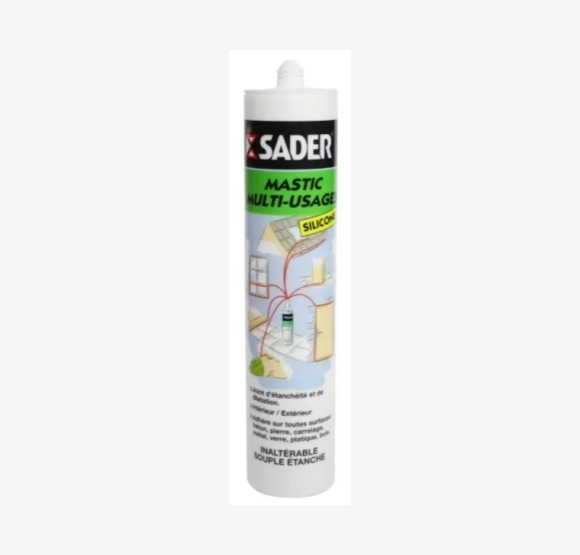 Mastic Silicone Multi-Usage Translucide 280 Ml - détail produit