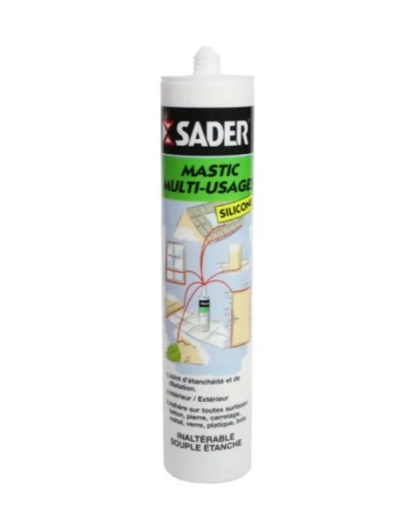 Mastic Silicone Multi-Usage Translucide 280 Ml