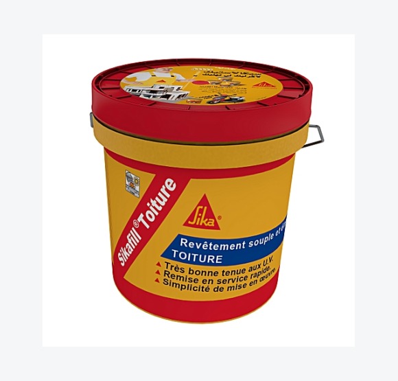 Sikafill Toiture Rouge 5Kg - détail produit