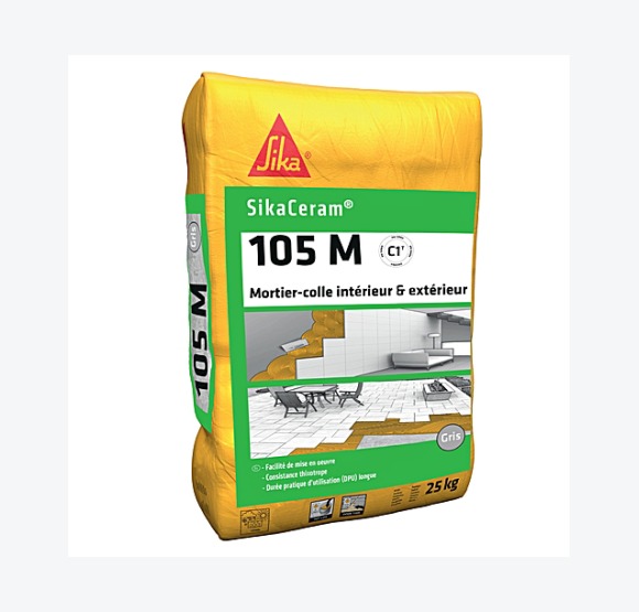Sikaceram 105M Gris S25Kg - détail produit