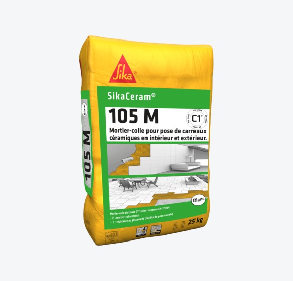 Sikaceram 105M Blanc S25Kg - détail produit