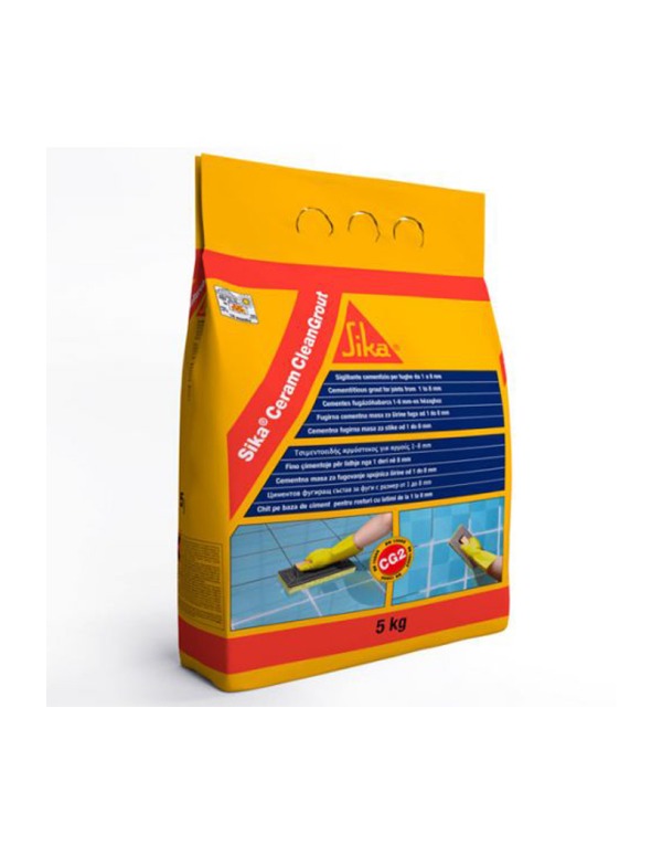 Sikaceram Clean Grout Mortier De Jointement Anis 5Kg