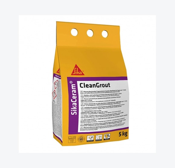 Sikaceram Clean Grout Mortier De Jointement Caramel 5Kg - détail produit