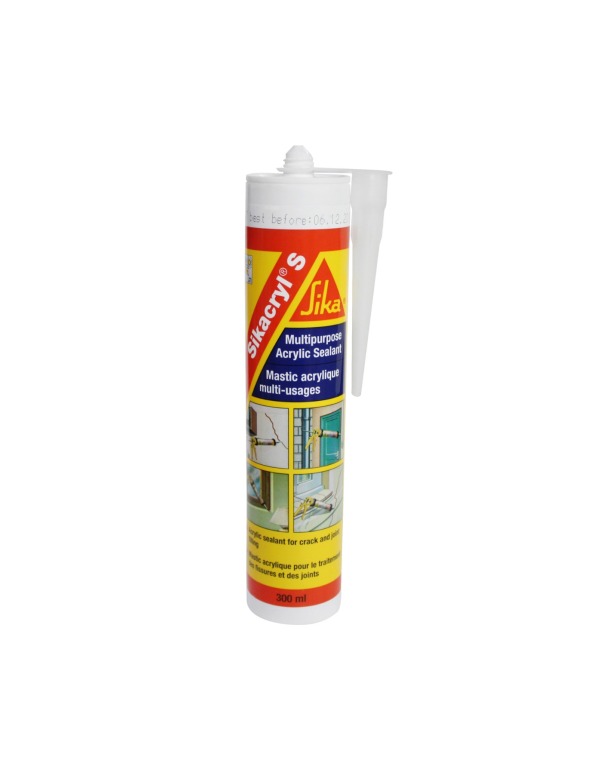 Sikacryl S 300Ml Blanc Mastic Acrylique