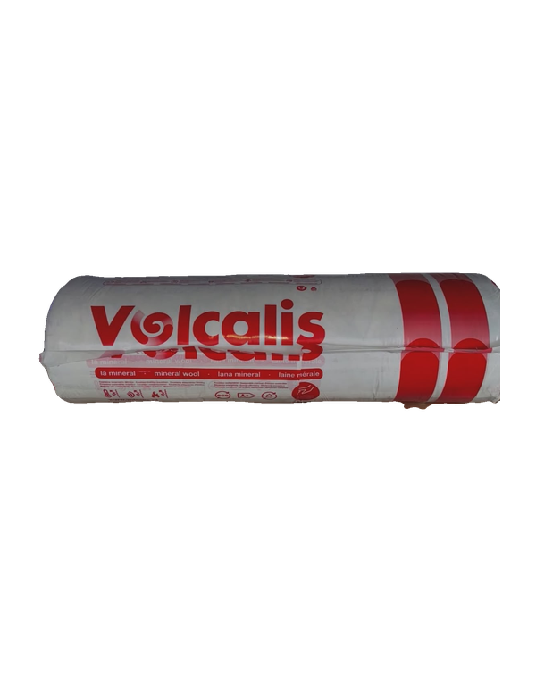 Rouleau laine minérale Volcalis – 100 mm
