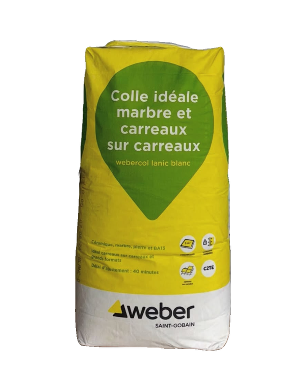 Webercol lanic blanc – 25 kg