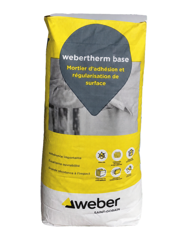 Webertherm base gris – 25 kg